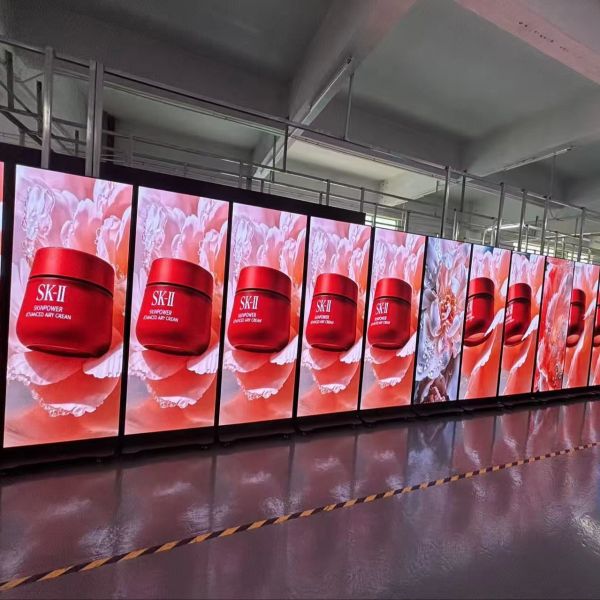 P1.25 Foldable LED poster screen LED Poster Display