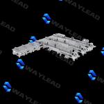 Low Noise Automatic Packaging Line PLC Control Snacks Packing Machine