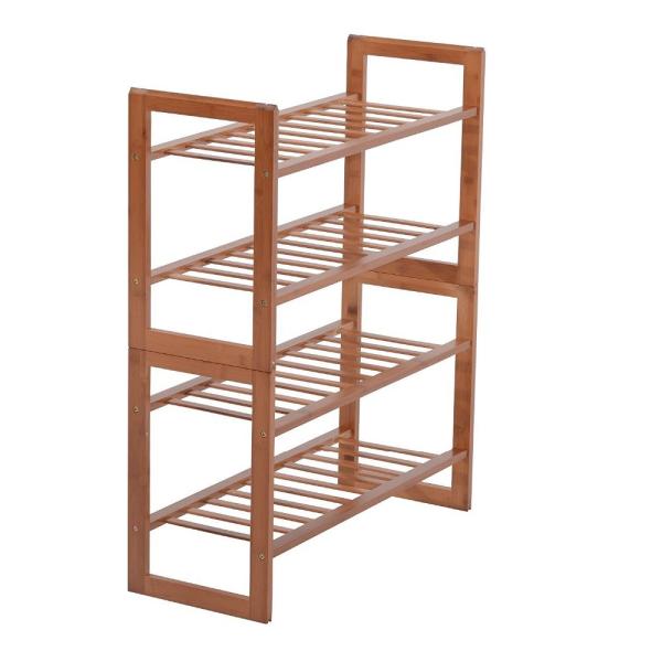 Quality Wooden Shoe Storage Organizer Tack Living Room Furniture 26.7"L X 10.2"W X 31.5"H for sale