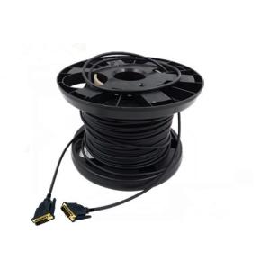 100 meter DVI AOC  fiber optic cable without power supply