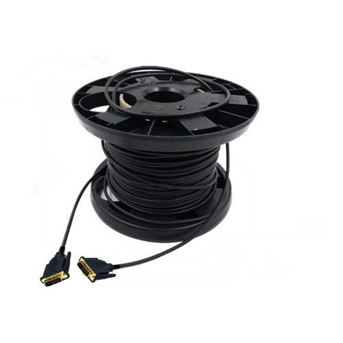 Quality 100 meter DVI AOC  fiber optic cable without power supply for sale