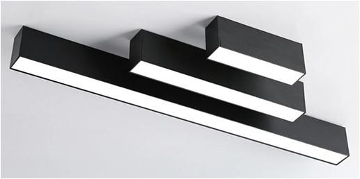 Quality IP20 / IK05 130LM/W Linear LED Pendant Lighting Suspending / Surface Mounted for sale