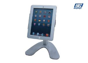 China Silver Tablet IPad Display Stand , Securityipad Stand Holder For IPad Mini 2,3,4 on sale