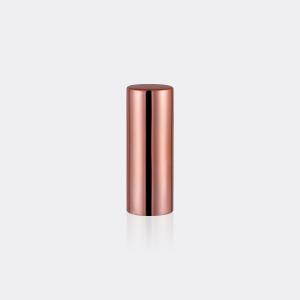 Buy cheap Chemical Polishing Aluminum Cosmetic Parts Lipstick Cover Embossed Logo Printed product