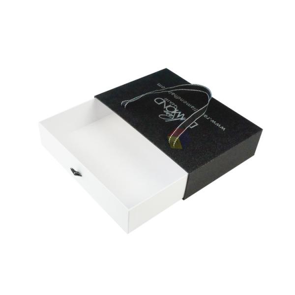 Custom Black Drawer Hair Packaging Boxes With Handle Packaging Boxes For Wigs