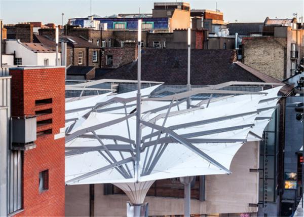 Quality Prefabricated Walkways Tulip Umbrella Automatic Durable Membrane Structures for sale