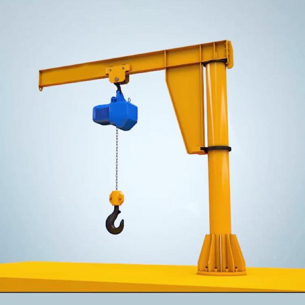 Quality A3 Floor Mounted Jib Crane Degree 360 General Workshop Use 5 Ton for sale