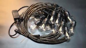 China LED Christmas Light String Festival Decoration Waterproof IP65 S14 3500K Dimmable Connectable Remote Control Edison Light on sale