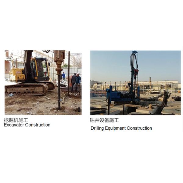 Foundation Construction High Torque Helical Drilling Anchor Screw Piles