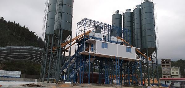 Quality Automatic PLC Control HZS60m3/h 120m3 HZS180 Small Portable Concrete Batching Plant for Cement for sale