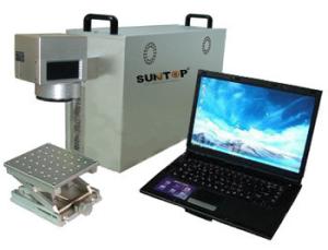 China Portable Fiber Laser Marking Machine , Fiber Laser Etching Machine for Metal / Plastic on sale