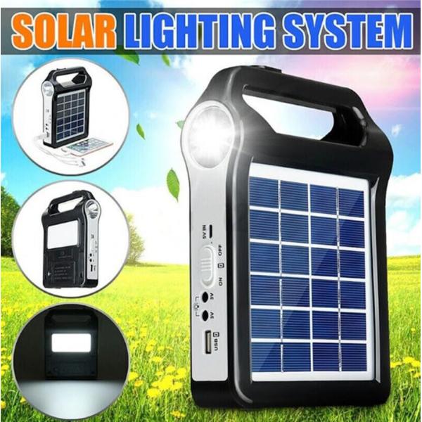 Portable Solar Panel Power Generator System Rechargeable Usb Charger