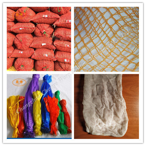 Eco Friendly Net Bag Machine , Grocery Shopping Reusable Vegetable Net Mesh Bag Machine