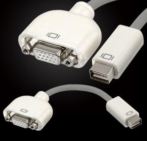 Buy cheap Mini DVI Male to VGA Female Adapter Convertor for Apple MacBook Display Monitor product
