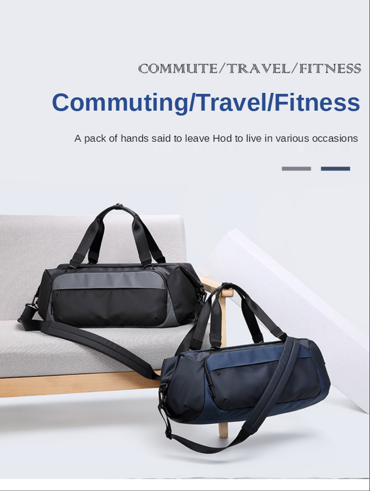 Waterproof Softback Outdoor Duffle Bag With Shoe Compartment 29L
