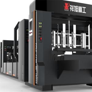 Buy cheap Gray Automatic Carton Folder Gluer Machine Customizable 180m/Min Gluing Speed product