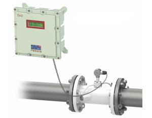 China DN50 - 3000 Ultrasonic Flow Meter Municipal 90 C Cast Iron For Waste Water on sale