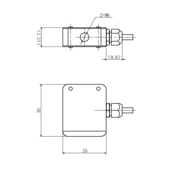 10v Tension Compression Force Sensor 10-500n Load Cell Stainless Steel