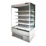 Open Air Multideck Display Fridge Drink Display Cooler With Glass End Panels