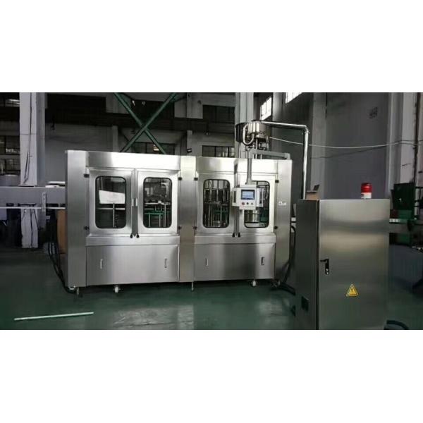Rotary Pure Water Filling Machine With PLC Control 3000-18000 Bottles / Hour