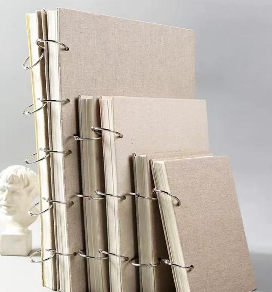 Quality Spiral Brown Color Hardcover Lined Notebook For Student Writing for sale
