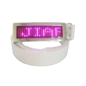 2015 fashion LED message belt buckle