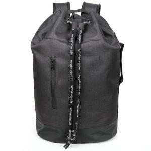 China OEM ODM 210D Nylon Stylish Waterproof Laptop Backpack For College Waterproof Drawstring Closure Backpacks Bags With Top Cotton Rope Closed on sale