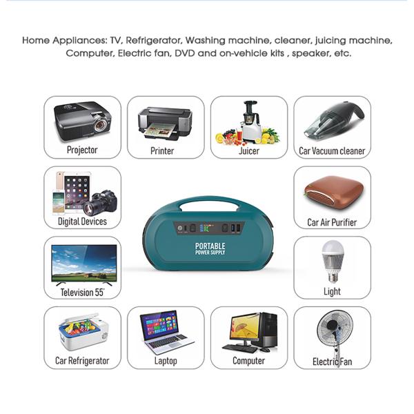 Outdoor Portable Power Station 222Wh Solar Emergency Power Supply 110V / 220V