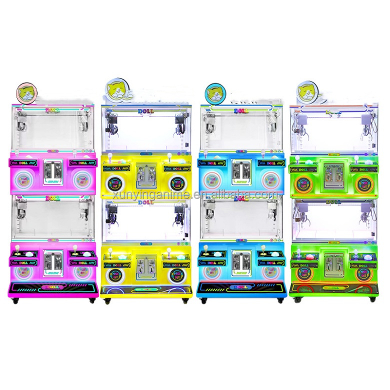 EU/US/UK/AU Plug Coin Operated Arcade Machine Toy Claw Crane Machine with Picture