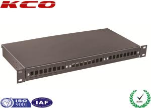 China 36 Core Fixed Fiber Optic Terminal Box , Rack Mount 1U 2U ODF Patch Panel on sale