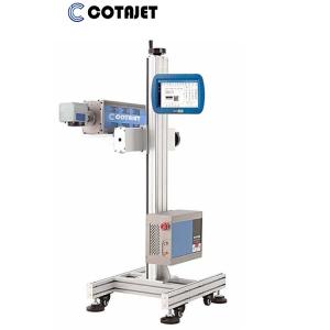 Buy cheap CO2 Industrial Laser Marking Machine with date marking for PET bottle product