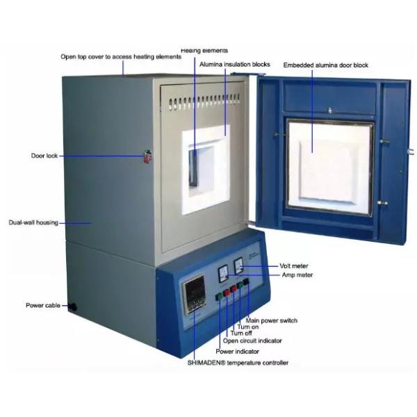 Silicon Lab Muffle Furnace High Temperature Sintering Box