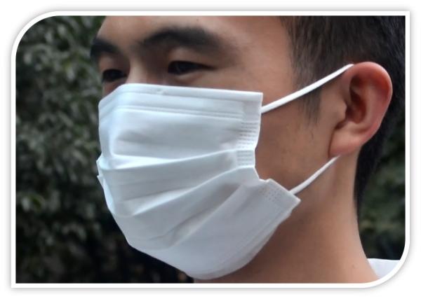 Quality Fluid Resistant Triple Layer Disposable Earloop Face Mask for sale