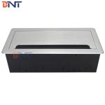Brush cover European power computer desktop socket box with usb