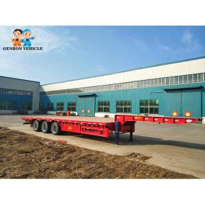 Detachable Lowboy 50t 13000mm Heavy Duty Low Bed Trailers