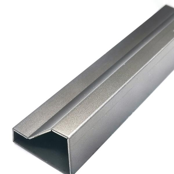Quality Decorative Black Titanium Stainless Steel Extrusion Profiles Inclined Plane 10ft for sale