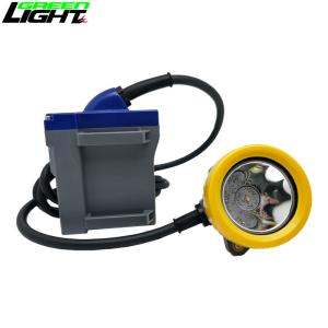 China GLT-7C Mining Cap Lights 6.6Ah Rechargeable Battery Pack 15000Lux Underground Corded Miners Headlamp on sale
