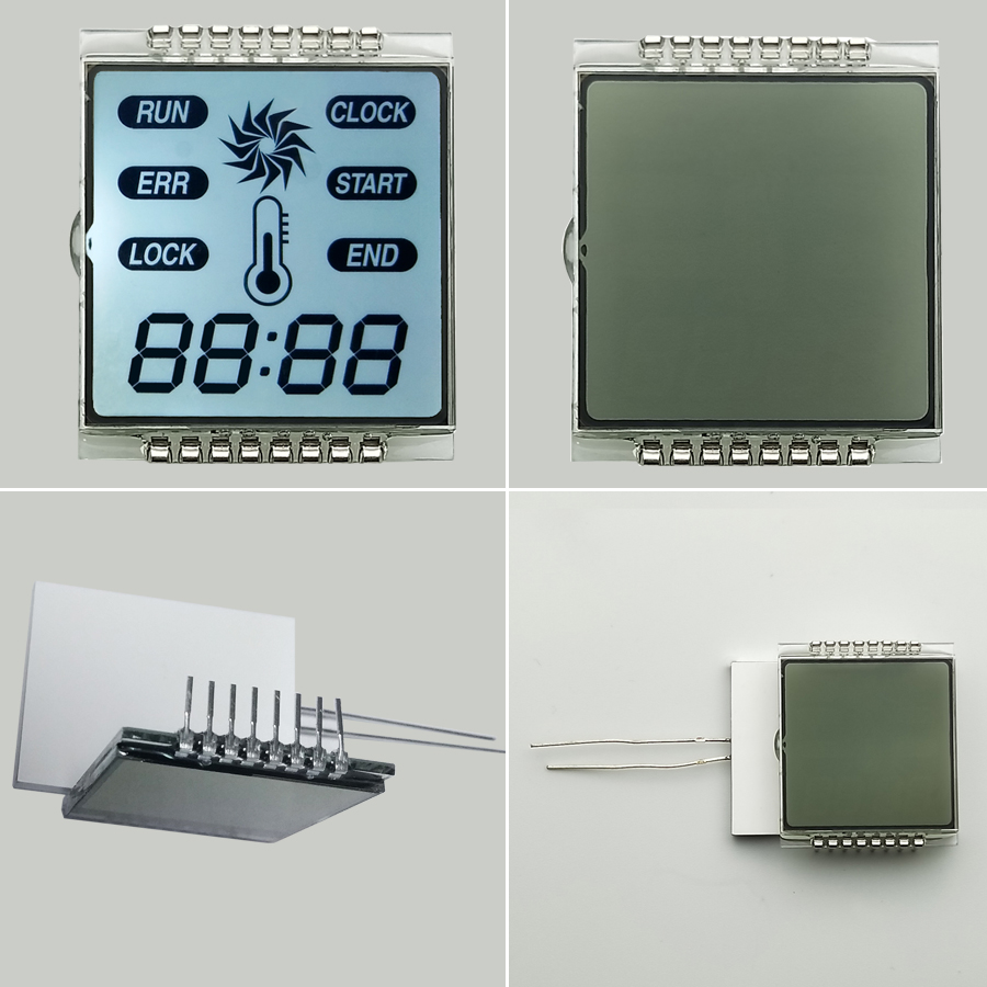 White Backlight 4 Digit Seven Segment Display 3.3V 16PIN Timer LCD Display