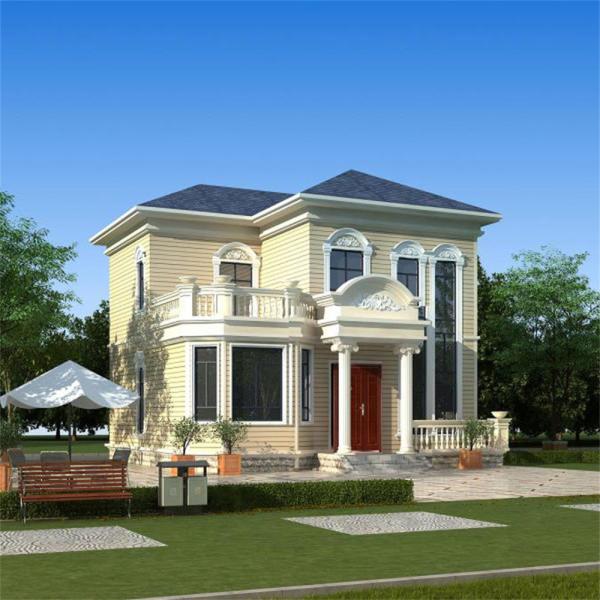 Quality Prefab Light Steel Structure House , Prefabricated Modular Home Contain Frames for sale