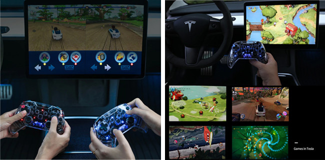 FCC Tesla Model 3 Game Controller Model X S Bluetooth Tesla Wireless Game Controller