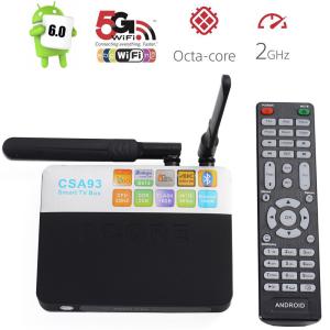 China 2016 New Arrival CSA93 Octa core Smart Android TV BOX 2G 16G Kodi 17 Dual WIFI OTT TV BOX on sale