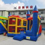 Customized Small Inflatable Combo Bouncer Slide Fire Resistant