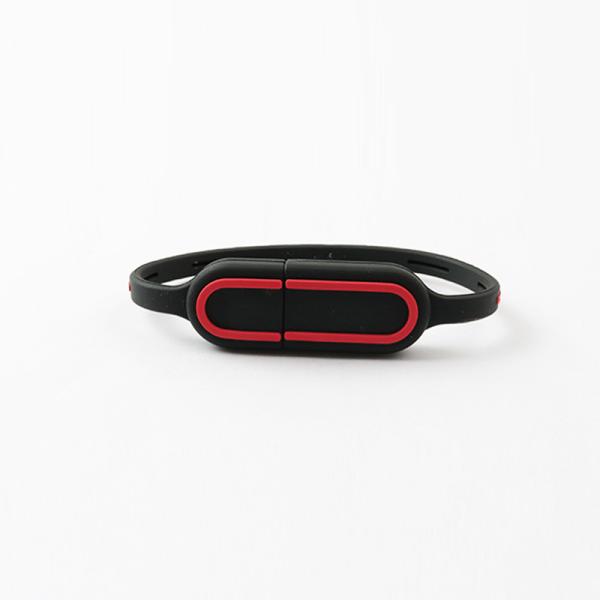Quality 3.0 Fast Speed Silicone wristband flash drive 30MB/S Graed A chip for sale
