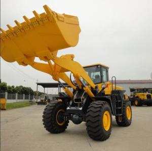 Buy cheap CE ISO Front Wheel Loader Machine Bucket Automatic Leveling Ability product