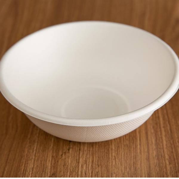 Quality 500ml Disposable Compostable Bagasse Bowls Bowl With Lid Biodegradable for sale