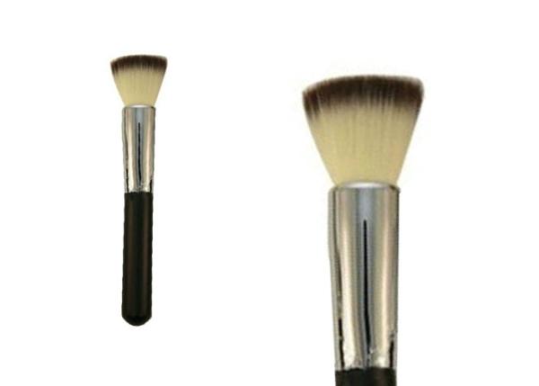 Quality Custom Flat Mineral Buffer Powder Makeup Brush For Face , Eco Friendly for sale