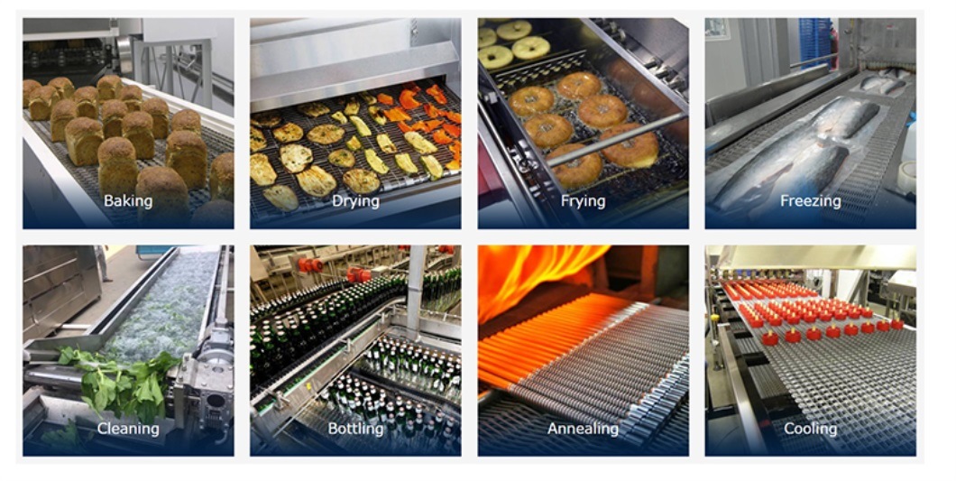 Wholesale Belt Conveyer System Price/Wire Mesh Conveyer Belt/Wave Woven Conveyer Belt