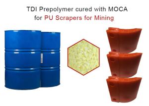 Buy cheap PU Scraper For Mining Shore A90 PPG TDI Based Polyurethane product