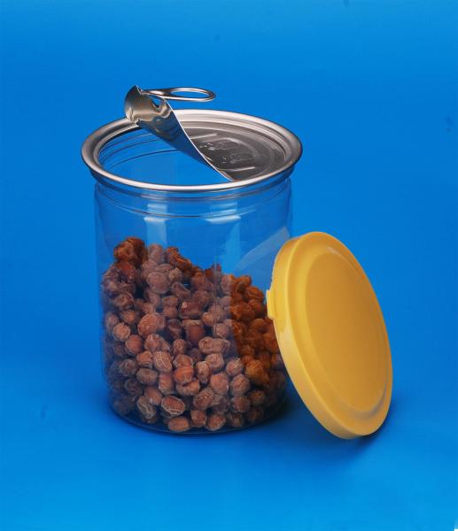 Quality Food Grade Empty Plastic Jars With Lids Transparent Color 83 . 5 * 114MM for sale
