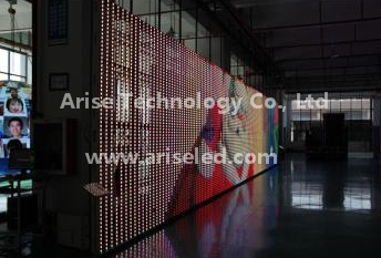 LED curtain Sign LED mesh displays P16 P20 P25 P31.25 P37.5